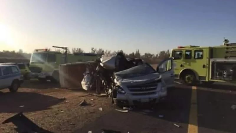 حادث سير ينهي حياة 4 أشخاص من أسرة واحدة في حائل