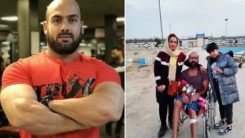 رياضي يخرج من سجون الملالي شبه مشلولًا