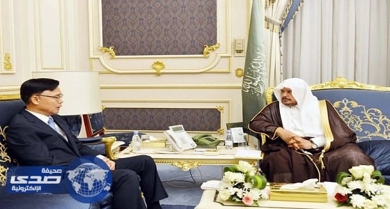 ⁠⁠⁠آل الشيخ يستقبل السفير الكوري بمجلس الشورى