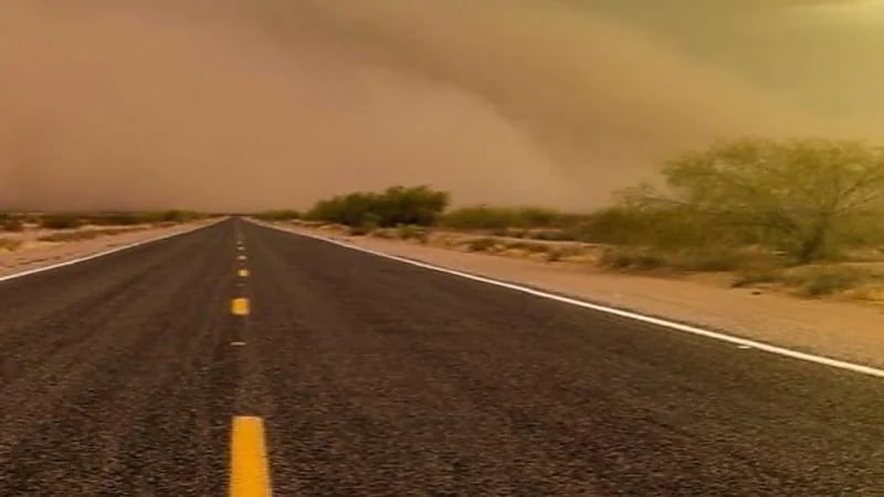 تنبيه لمستخدمي الطرق بالجوف:"رياح نشطة وأتربة مثارة"