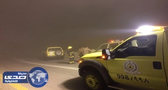 " انهيارات صخرية " تغلق عقبة حزنة في بلجرشي