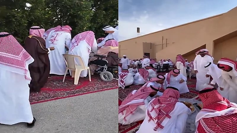 وجبة الإفطار داخل الأحياء صباح عيد الفطر عادة قائمة في الدلم منذ 20 عاما.. فيديو