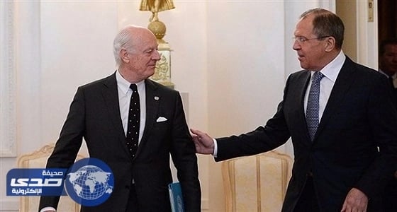 دي ميستورا يبلغ لافروف استعداد جنيف لاستضافة المحادثات السورية