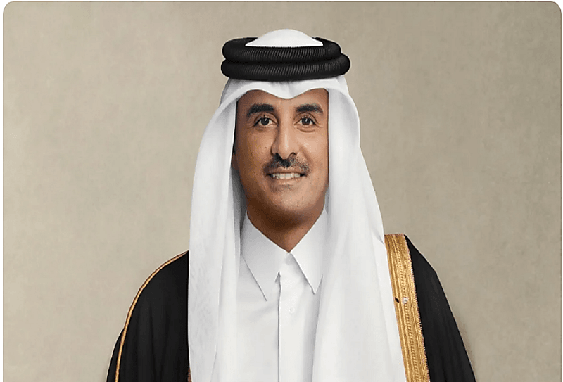 أمير قطر يتلقى اتصالًا هاتفيًا من الرئيس الأمريكي