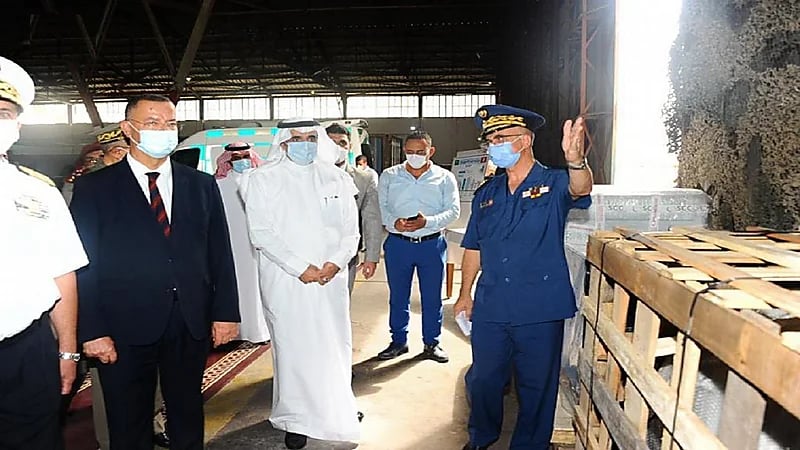 وصول طائرة إغاثية إلى تونس تحمل 5 مولدات أكسجين ضمن الجسر الجوي السعودي