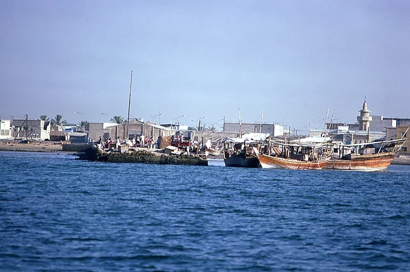 ساحل مدينة الجبيل قبل 49 عام