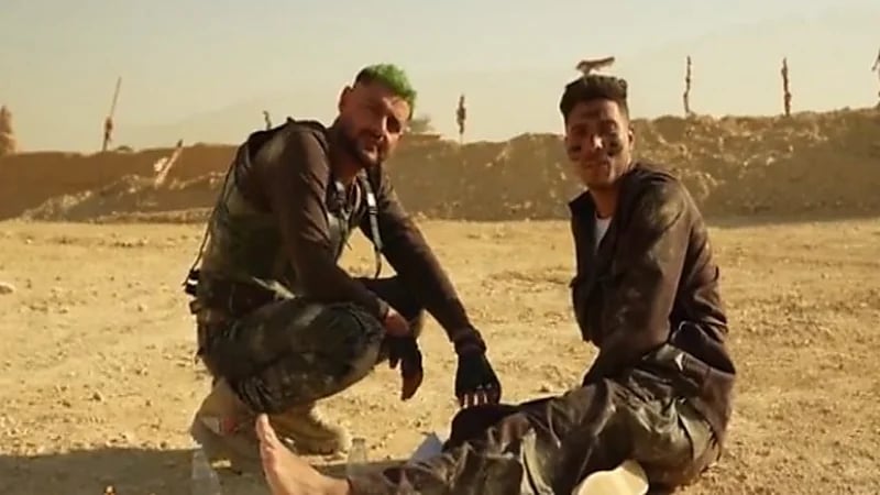 شاهد.. اعتداء محمد شريف على رامز جلال بعد اكتشاف المقلب 