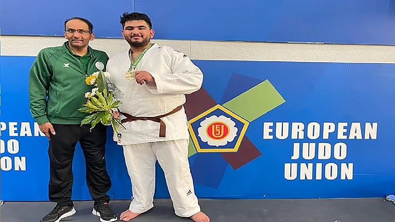 لاعب الأخضر للجودو يحصد البرونزية في بطولة كأس أوروبا