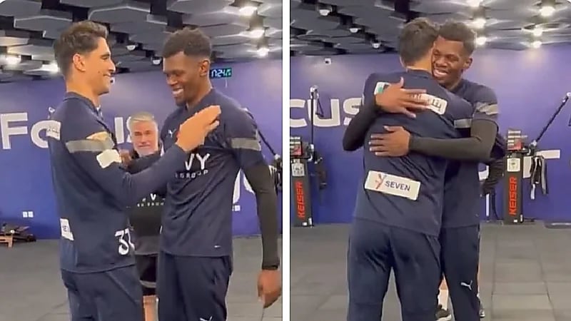 ياسين بونو في أول لقاء مع محمد الربيعي .. فيديو