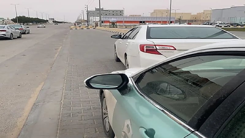 ضبط مُفحط ظهر في محتوى مرئي بحفر الباطن