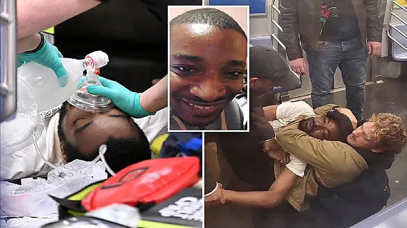 فيديو.. أمريكي أبيض يخنق مشرد أسود حتى الموت!