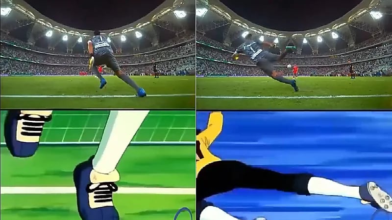 المعيوف يعيد ذكريات المسلسل الكرتوني الشهير الكابتن ماجد (فيديو)