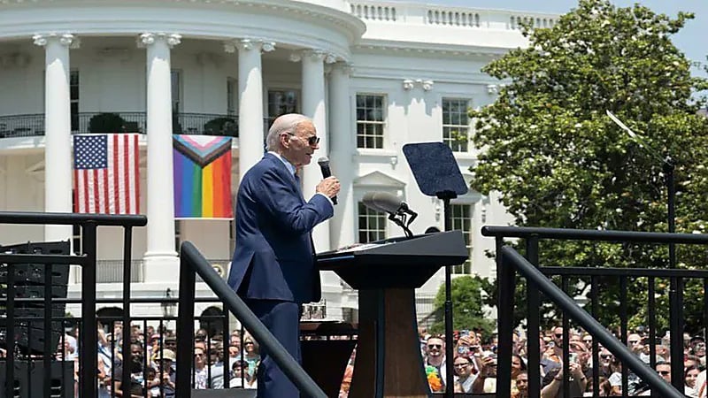 احتجاجات في أمريكا بعد تصريح بايدن بأن الولايات المتحدة أمة المثليين
