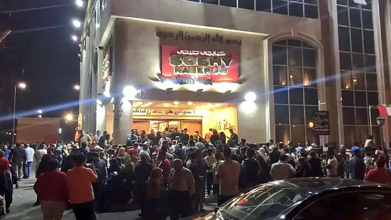 حريق في مطعم صبحي كابر الشهير بالقاهرة