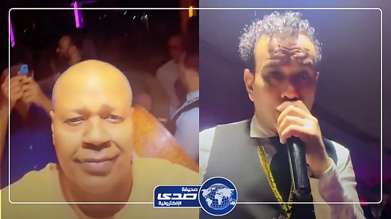 سعيد العويران يندمج مع غناء محمود الليثي .. فيديو