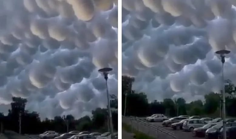 بعدما شوهدت في مكة وأبها .. المسند يوضح ما هي سحب الماماتوس .. فيديو