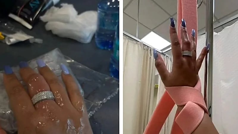 نقل شهد ليو إلى المستشفى..فيديو