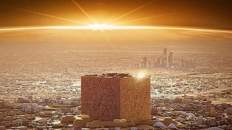 إنجاز حفر أكثر من 2 مليون متر مكعب في مشروع ‎المربع الجديد بالرياض .. صور