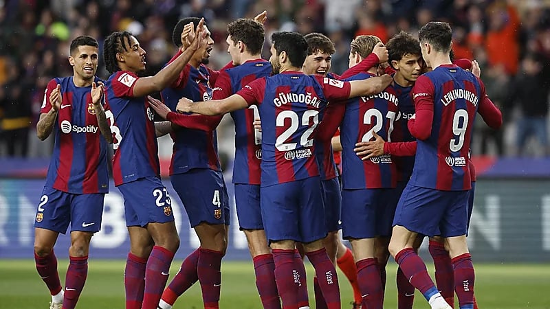 برشلونة يسحق خيتافي برباعية