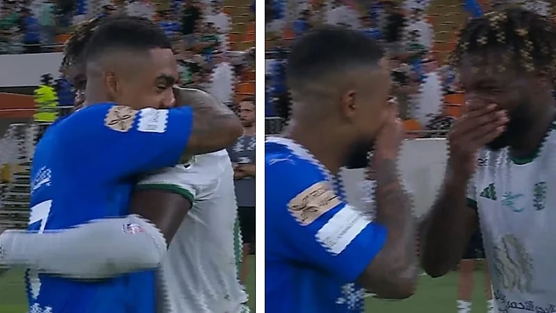 مالكوم يمازح ماكسيمان عقب انتهاء الكلاسيكو .. فيديو