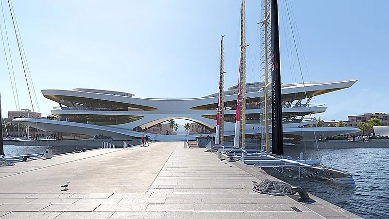 تطور الأعمال بنادي اليخوت بوجهة أمالا ..صور