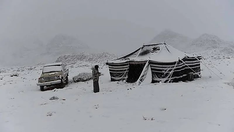 الأرصاد: استمرار الأمطار يومين وتساقط الثلوج في المناطق الشمالية  ..  فيديو