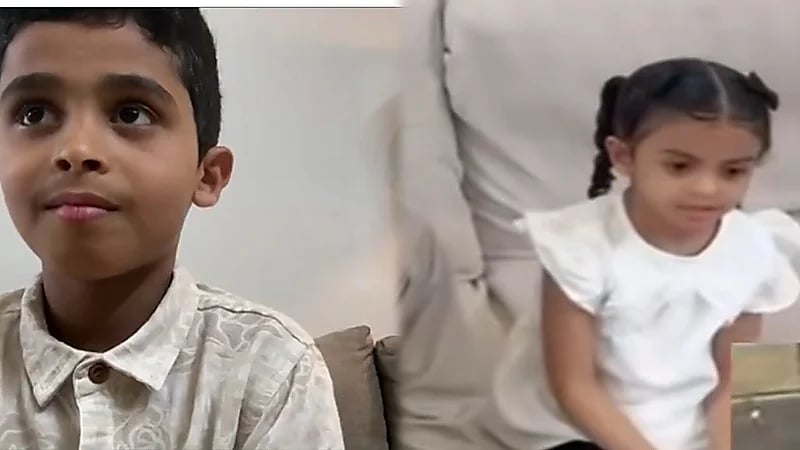 الطالب عبد الله الذي حمل شقيقته ليحميها من الشمس يروي تفاصيل الموقف المؤثر.. فيديو