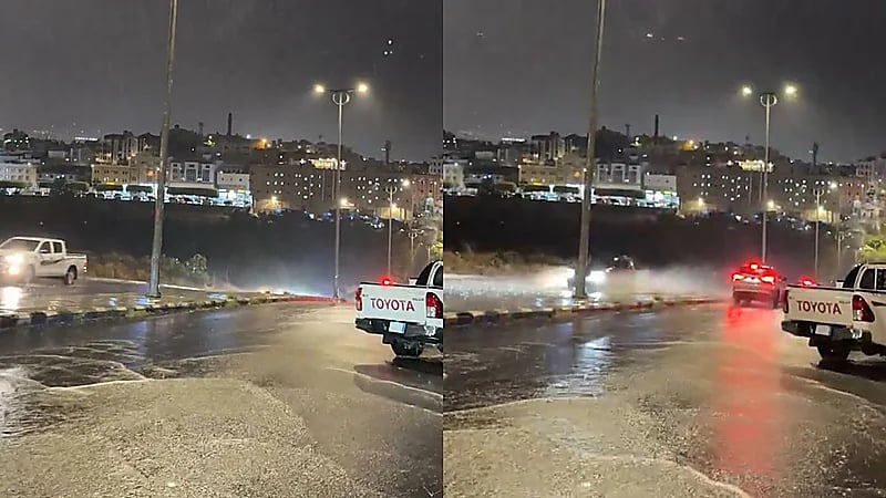أمطار أبها ترسم مشهدًا صيفيًا بديعًا في المدينة .. فيديو