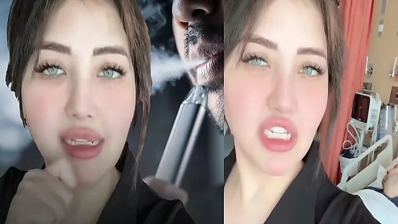 فتاة تحذر: شقيقي تعرض لجلطات قاتلة بسبب «الشيشة» الالكترونية.. فيديو