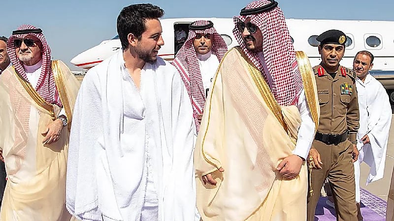 ولي عهد الأردن يصل إلى جدة