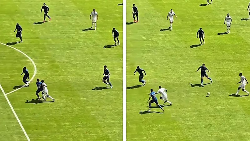 المسند يفسر سبب قِصر ظل اللاعبين في مباراة الهلال وريال مدريد .. فيديو