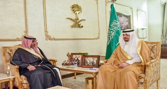 أمير الشمالية يستقبل مشرف مركز تلفزيون عرعر المكلف