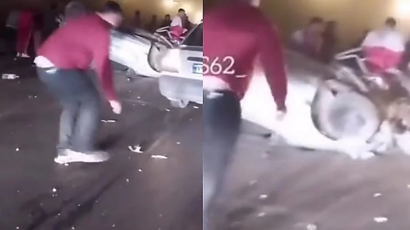 أحد مشجعي نساجي يلقى مصرعه بطريقة مأساوية بعد لقاء الهلال .. فيديو