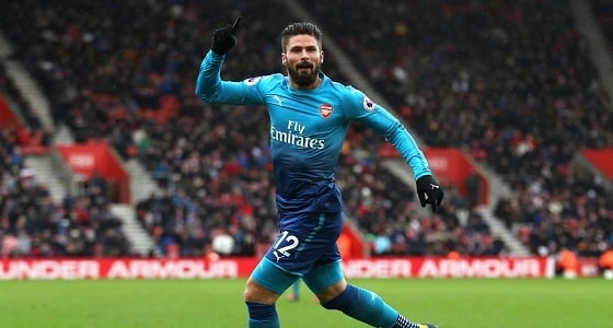 مع اقتراب " أوباميانغ " ..الأرسنال يستغنى عن جيرو لـ تشيلسي