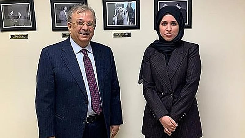 لقاء بين المعلمي ومندوبة قطر في الأمم المتحدة