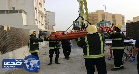 احتجاز أحد العاملين أثناء عمله في مشروع حفرية بالخط الدائري الثالث بمكة  