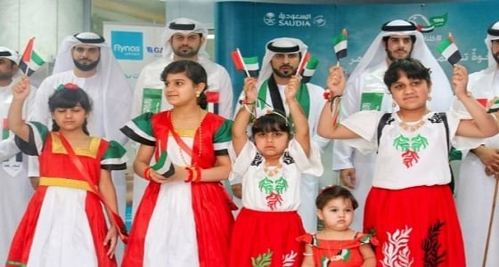 بالصور.. الخطوط السعودية تحتفي باليوم الوطني للإمارات