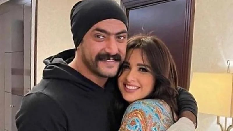 زوج ياسمين عبدالعزيز يحسم الجدل حول انفصالهما