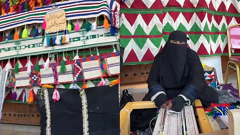 حرفية تعمل على قاطع 6 أشهر قبل 57 عامًا وتبلغ قيمته 55 ألف ريال .. فيديو