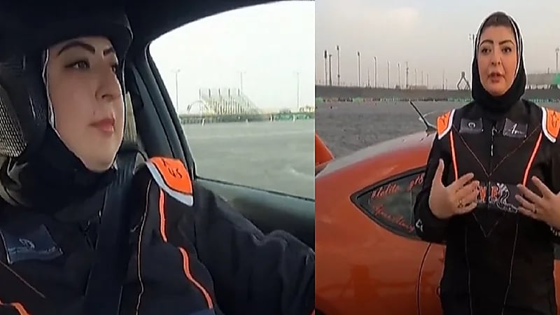 بالفيديو .. أول مدربة سعودية لرياضة الأوتو كروس