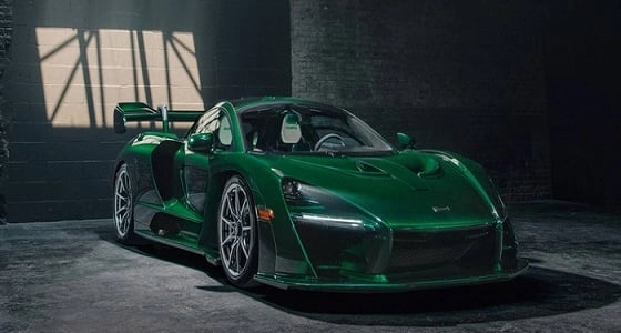 بالصور.. انطلاق ماكلارين سينا من MSO باللون الأخضر في أمريكا الشمالية
