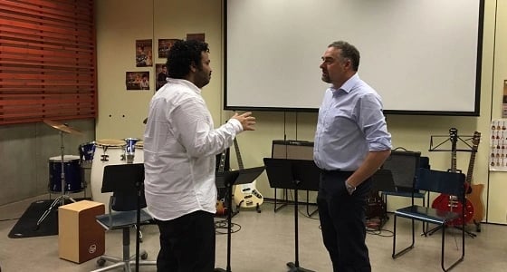 " موسيقى القانون الحجازي " في اليوم العالمي لمدرسة فنلندية