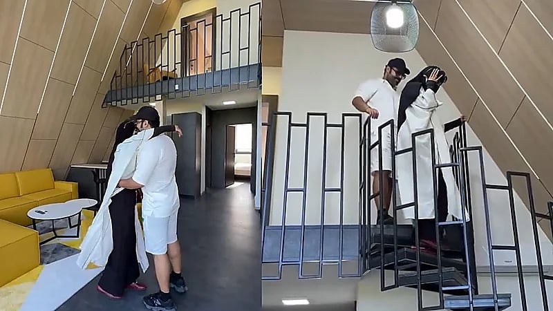 العنود اليوسف تستعرض منزلها الجديد في البوسنه وتحتضن زوجها .. فيديو