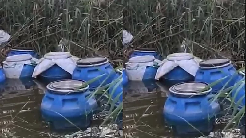 بالفيديو.. ضبط موقع لتصنيع الخمور في المدينة المنورة