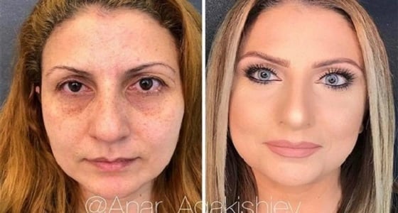 بالصور.. خبير تجميل يعيد النساء 20 عاما إلى الوراء