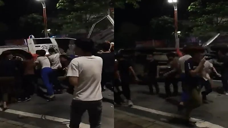 بالفيديو.. سكان مدينة صينية يهدمون الحواجز بسبب الحجر الصحي