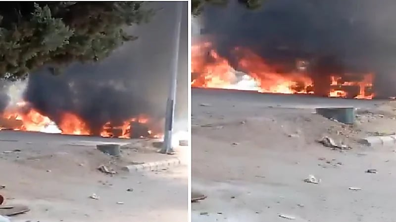 انفجار سيارتين في حي القدم بدمشق.. فيديو