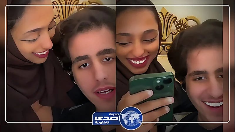 الزوجين هديل وخالد يغازلان بعضهما عبر البث المباشر .. فيديو