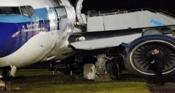 تصادم طائرة كويتية بأخرى على مدرج مطار نيويورك دون إصابات