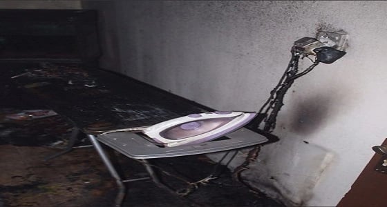 شاحن جوال يتسبب في حريق منزل بالطائف